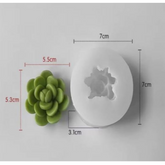 Flower shape (36-12) candle mould